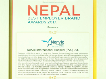 Promoting Health in the Workplace Award,   2017